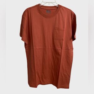 NWT Urban Outfitters RSQ Burnt Orange Pocket Tee M Soft Minimalist Unisex Casual